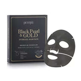 PETITFEE Black Pearl & Gold Hydrogel Mask Pack - 1pack (5pcs)